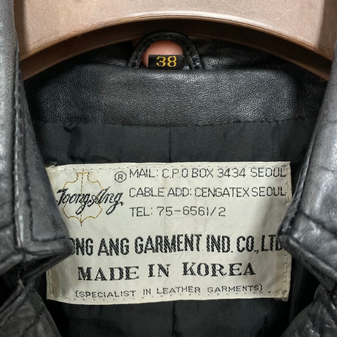 빈티지 리얼 레더 트렌치 코트 상품이미지7