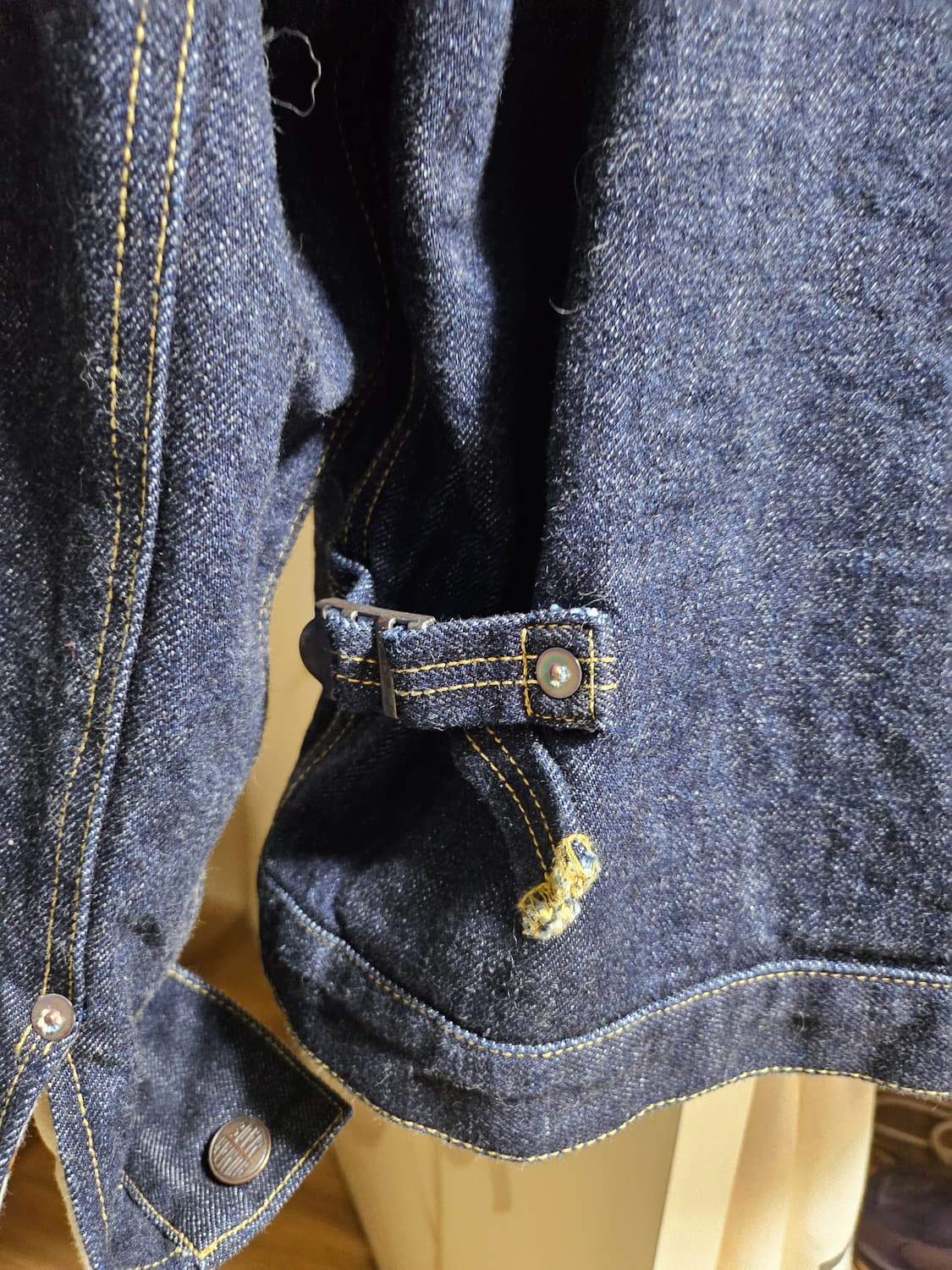 L[100] 휴먼메이드 카우스 콜라보 데님자켓 상품이미지7