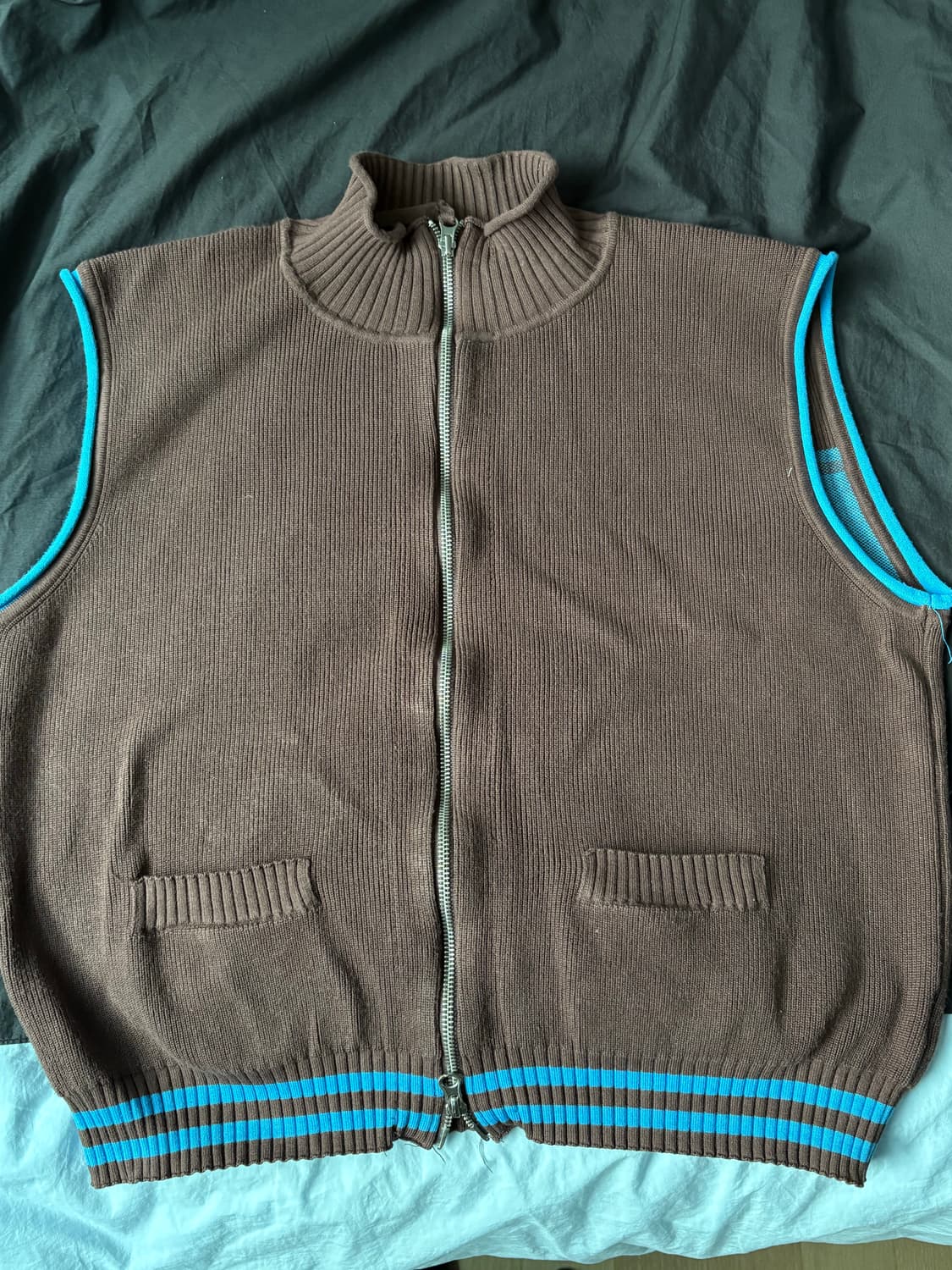 마뗑킴 니트 베스트 L 유니섹스 상품이미지2