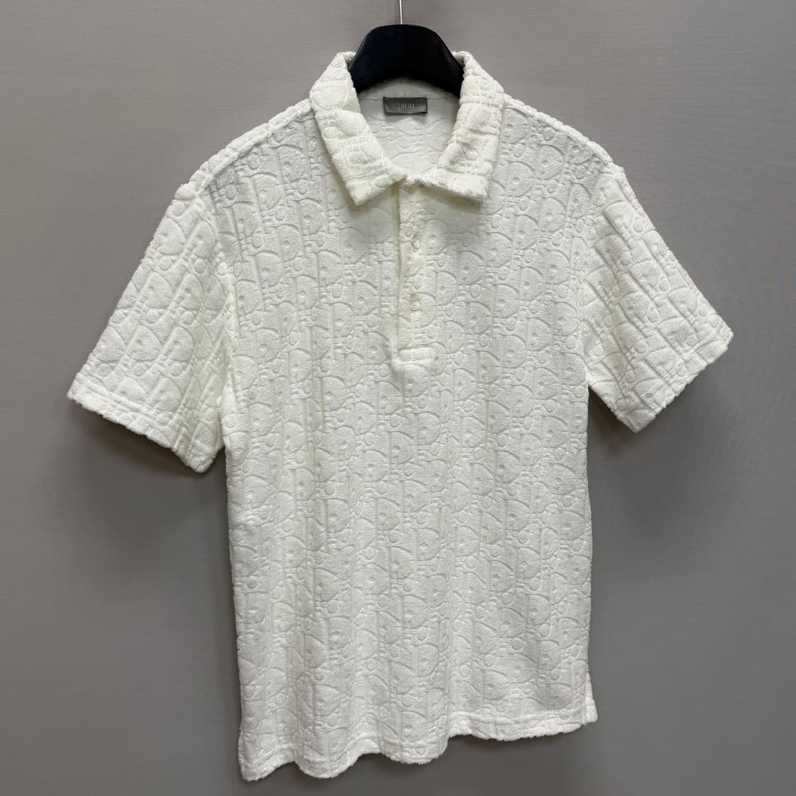 디올 오블리크 자카드 테리 폴로 셔츠 ( 95 ) 상품이미지2