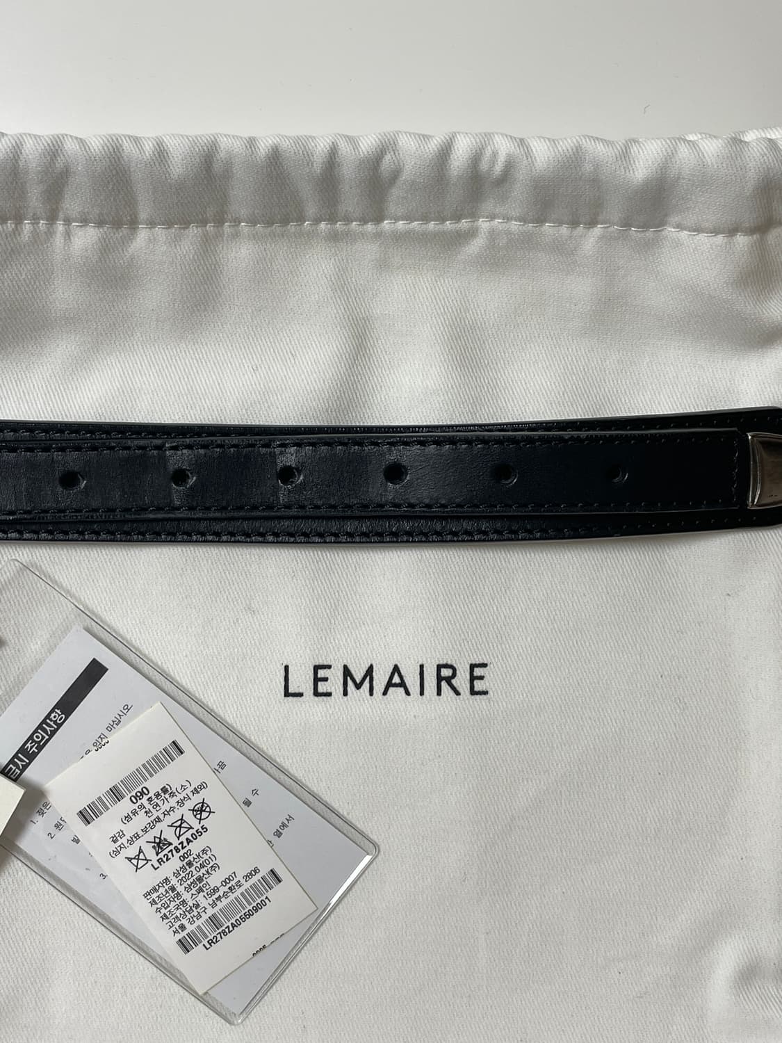 르메르 웨스턴 벨트 블랙 90 상품이미지6