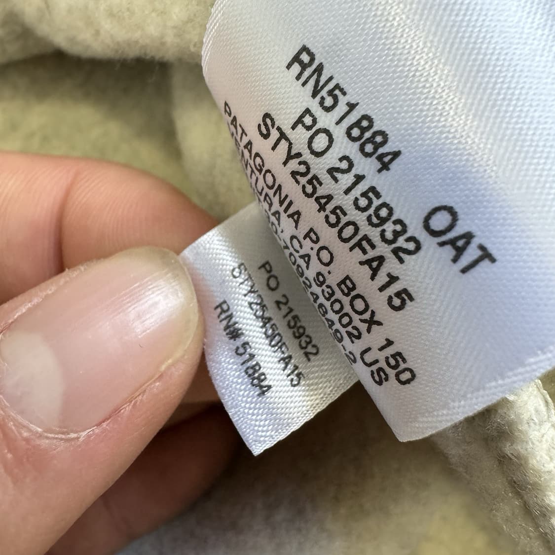 15FW 파타고니아 신칠라 스냅-T 오트밀/네이비 상품이미지5