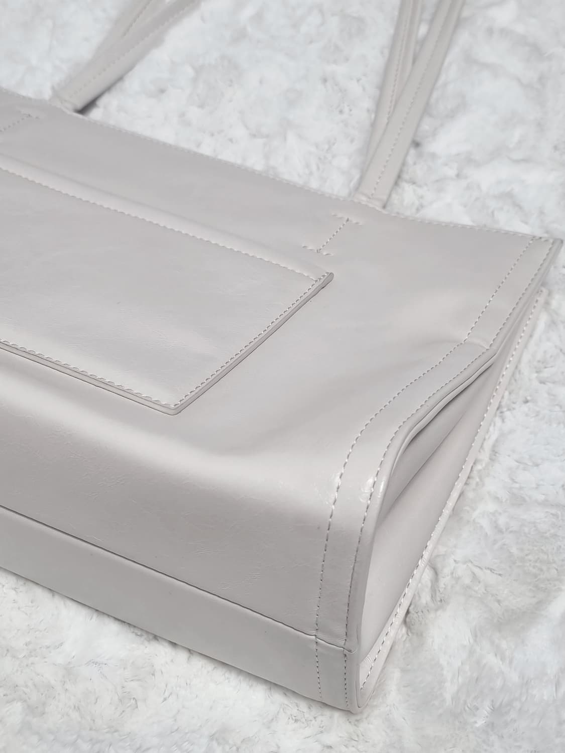 스탠드오일  가방 오블롱백 숄더백 화이트 크림 Oblong bag 상품이미지3