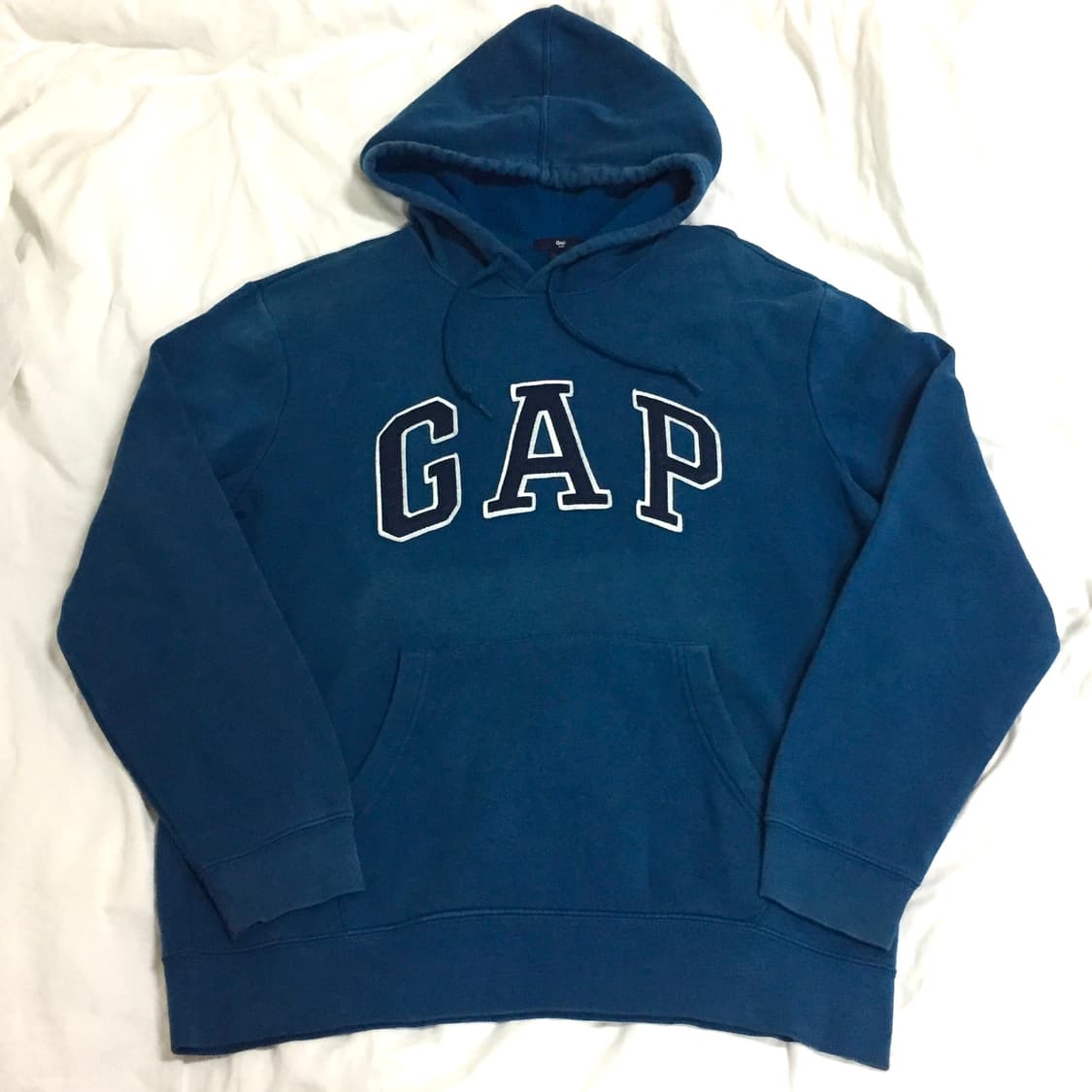 GAP 갭 청록색 오버핏 기모 후드티 상품이미지2