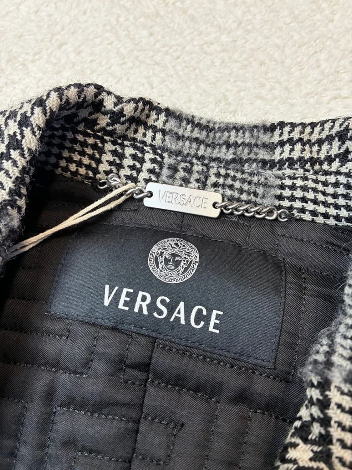 베르사체 하운드투스 체크 빈티지드 블레이저 자켓 PN5966 상품이미지8