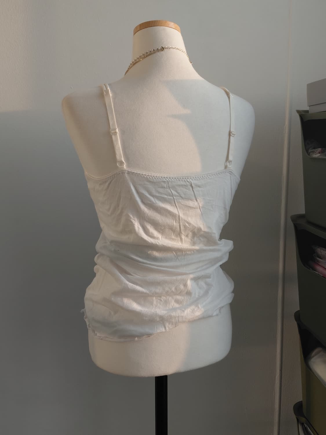 [빈티지] 레이스 끈 나시 아이보리 상품이미지2