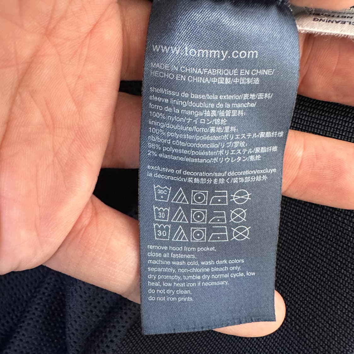 [M] 타미힐피거 바람막이 자켓 상품이미지4