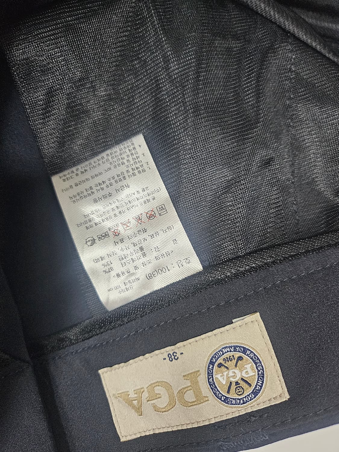 PGA 골프 반바지 38인치 블랙 새제품급 상품이미지7