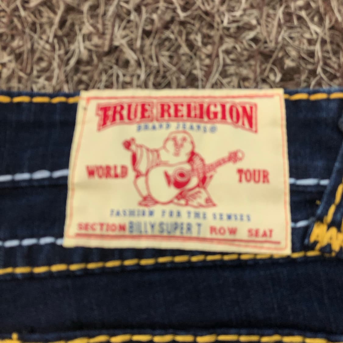 트루릴리전 빌리 슈퍼티 부츠컷 스티치 데님 팬츠 상품이미지6