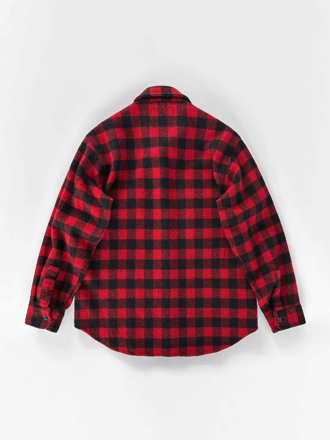 90s 빈티지 울리치 버팔로 체크 울 셔츠 상품이미지2