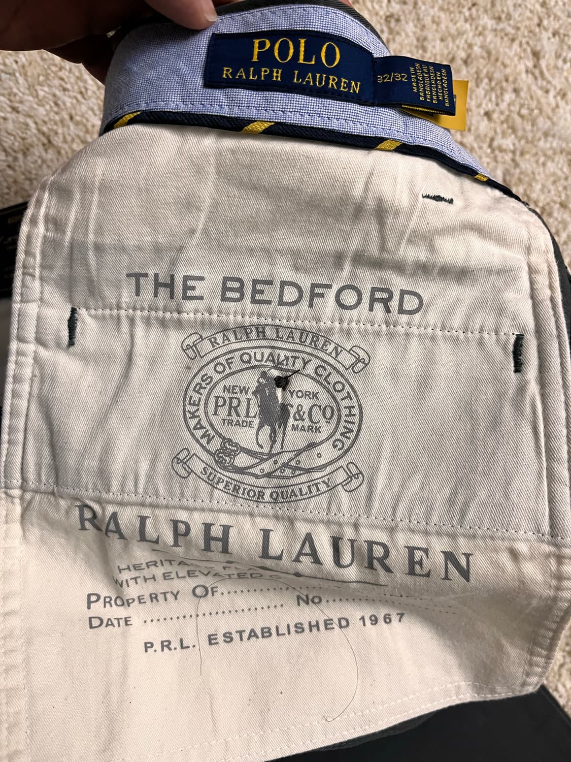 [미국직배송/새제품] 폴로 랄프로렌 베드포드 스트레치 슬림핏 치노 상품이미지5