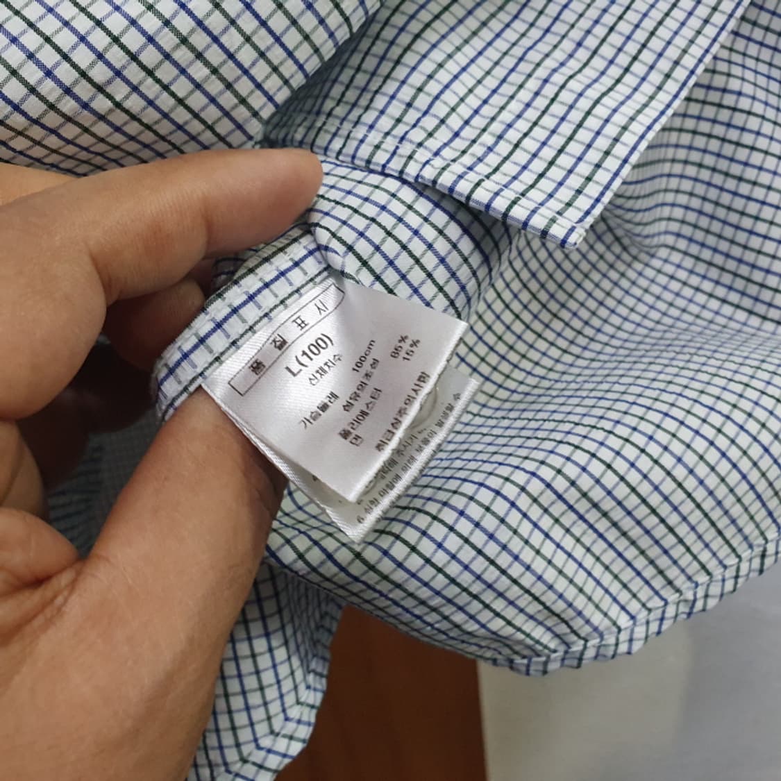 남자 반팔 카라 셔츠(100) 상품이미지3