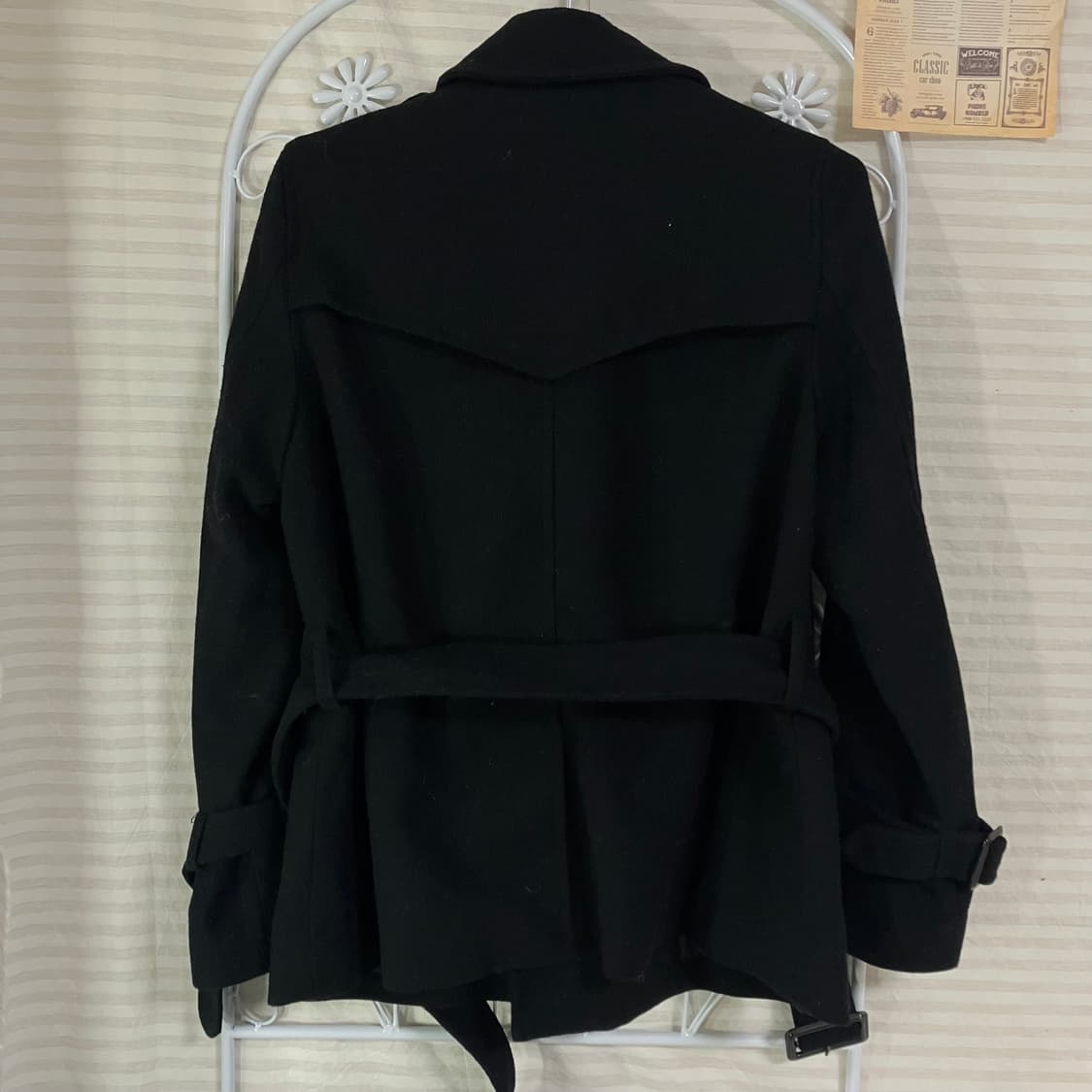 빈티지 블랙 포 버튼 코트 966 y2k 스트릿 갸루 펑키 일본빈티지  상품이미지2