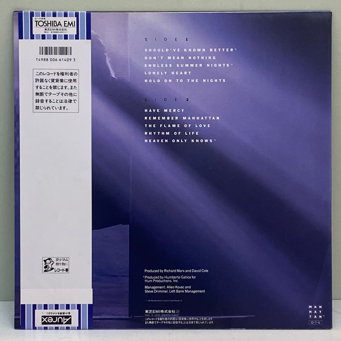 (LP) Richard Marx - Richard Marx 상품이미지2