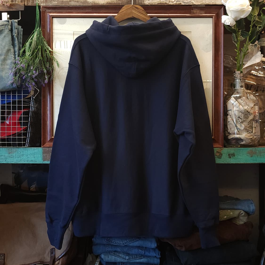 챔피온 리버스위브 후드 미 해군사관학교 L 상품이미지3