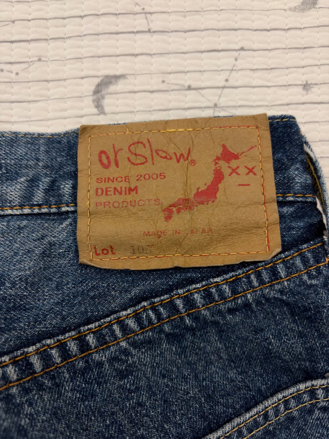 오어슬로우 105 2 Year Wash 데님팬츠 상품이미지3