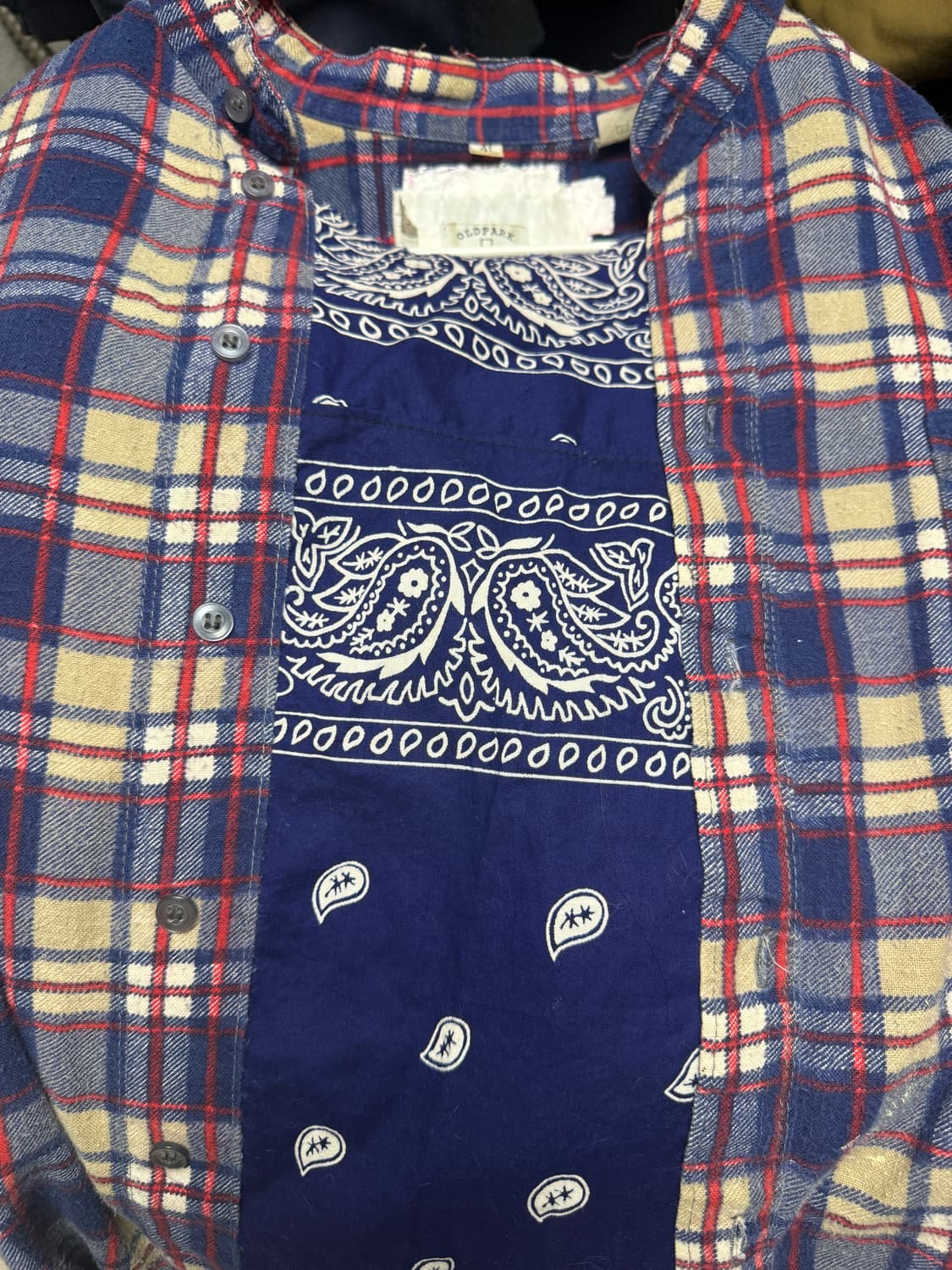 올드파크 플란넬 셔츠 상품이미지4