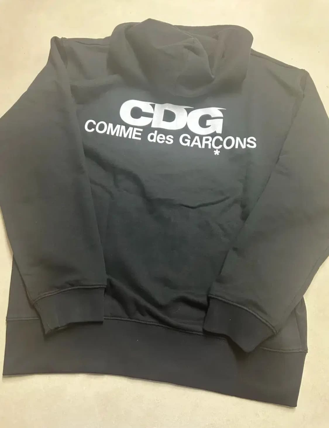 CDG 블랙 후드집업 상품이미지2