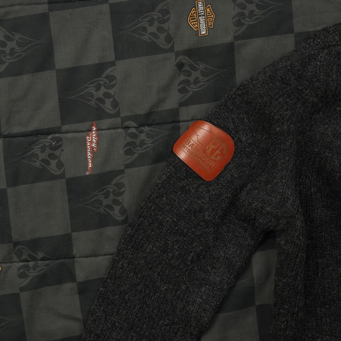 바버 하프 집업 니트 L B101 상품이미지6