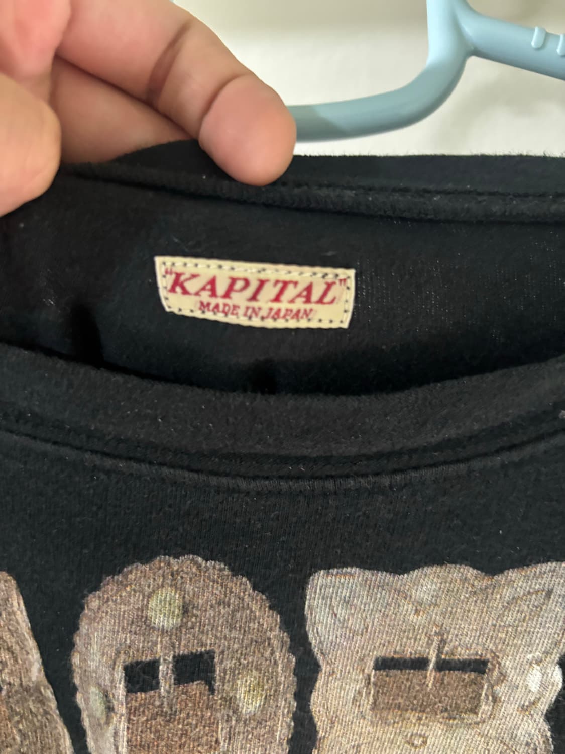 캐피탈 20 크루 티셔츠 블랙 상품이미지2