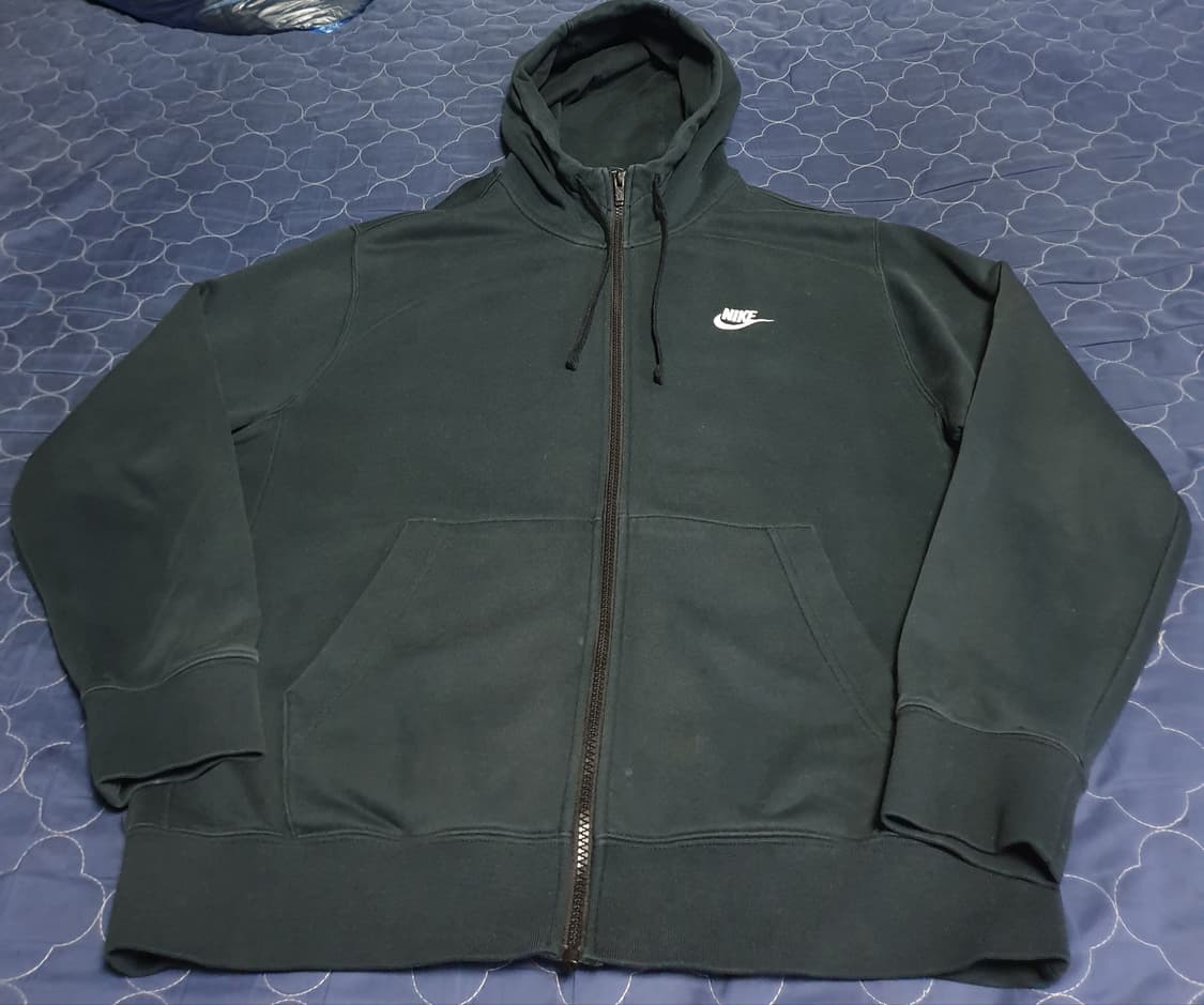 나이키 NSW클럽 후드집업 블랙 (L) 상품이미지1