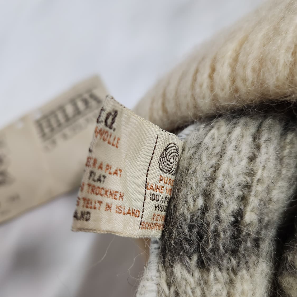 H916 [F] 새상품 Hilda Ltd Iceland 빈티지 울 비니 상품이미지5