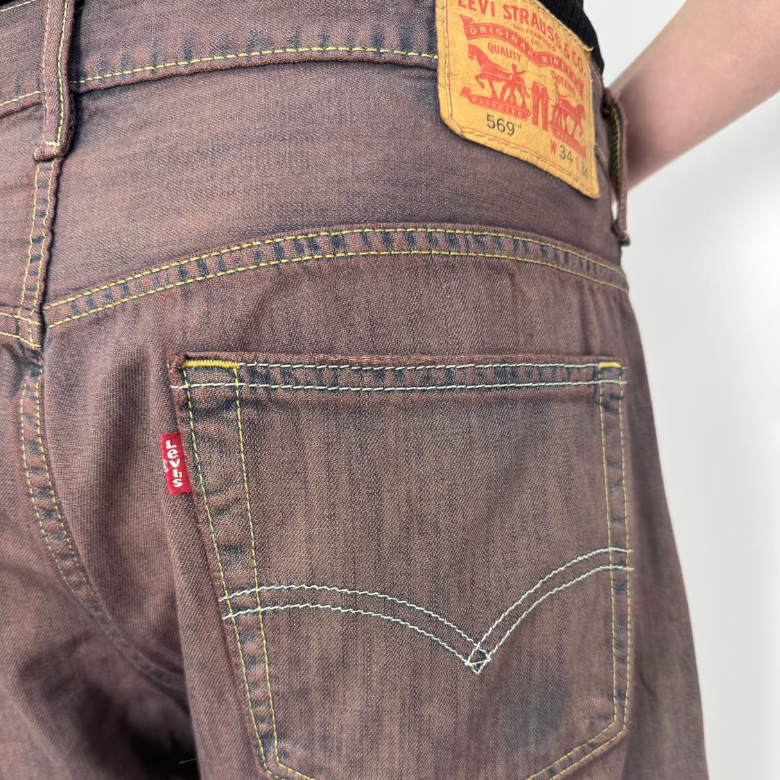 00‘s Levi’s 569 Loose Straight 상품이미지6