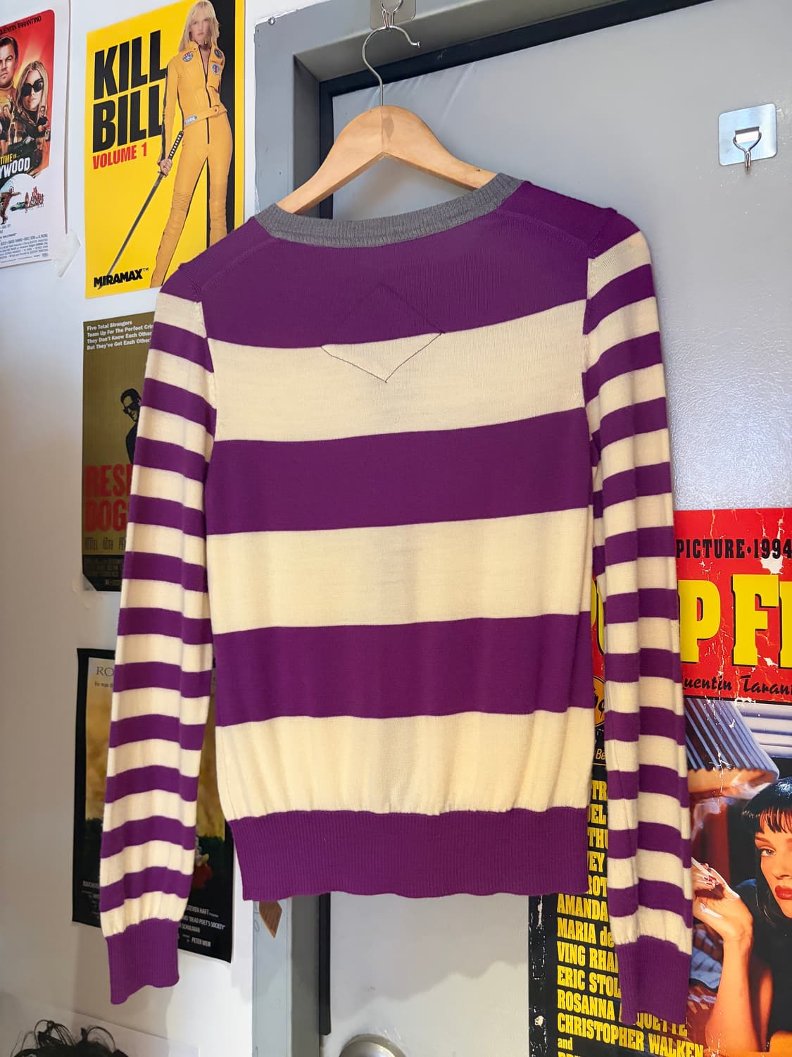 헤지스 스트라이프 니트 가디건 상품이미지4