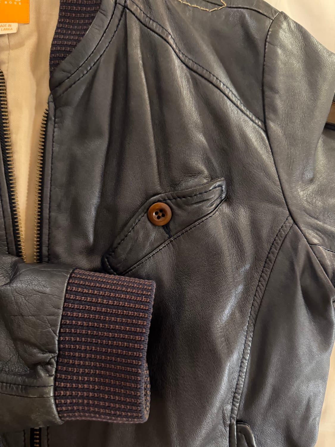 휴고보스 양가죽 자켓 상품이미지4