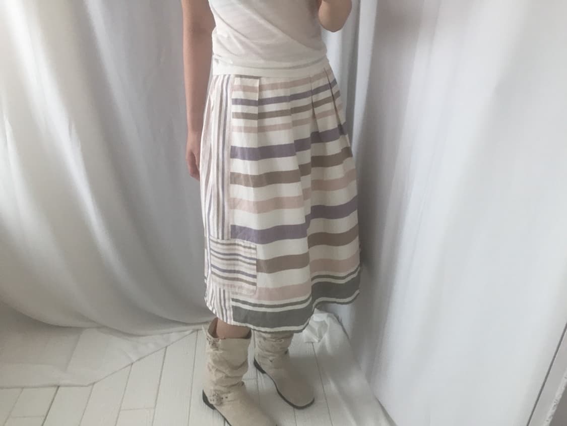 653. vintage striped pocket SK 상품이미지3