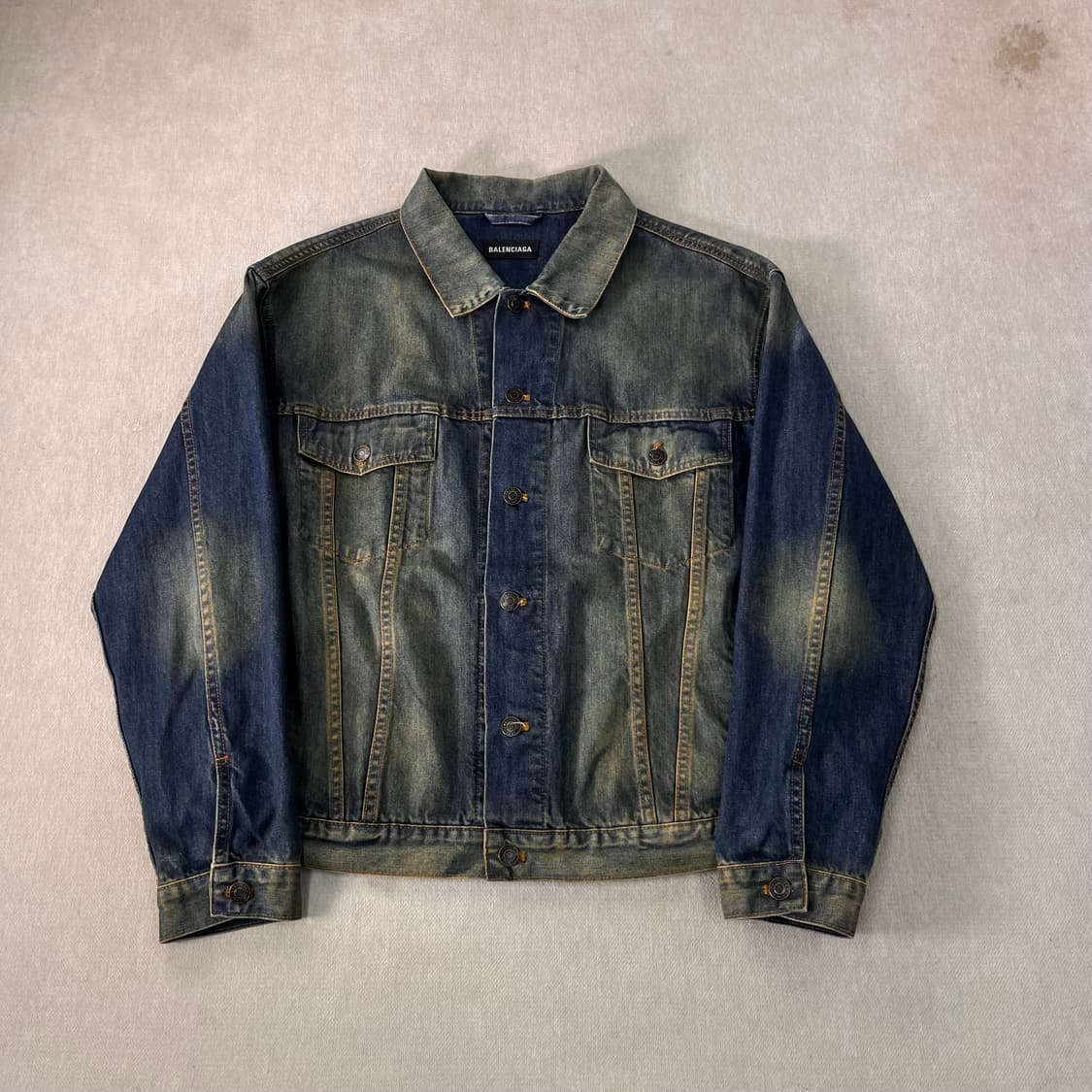 100 발렌시아가 2018 데님 자수 청자켓 상품이미지2