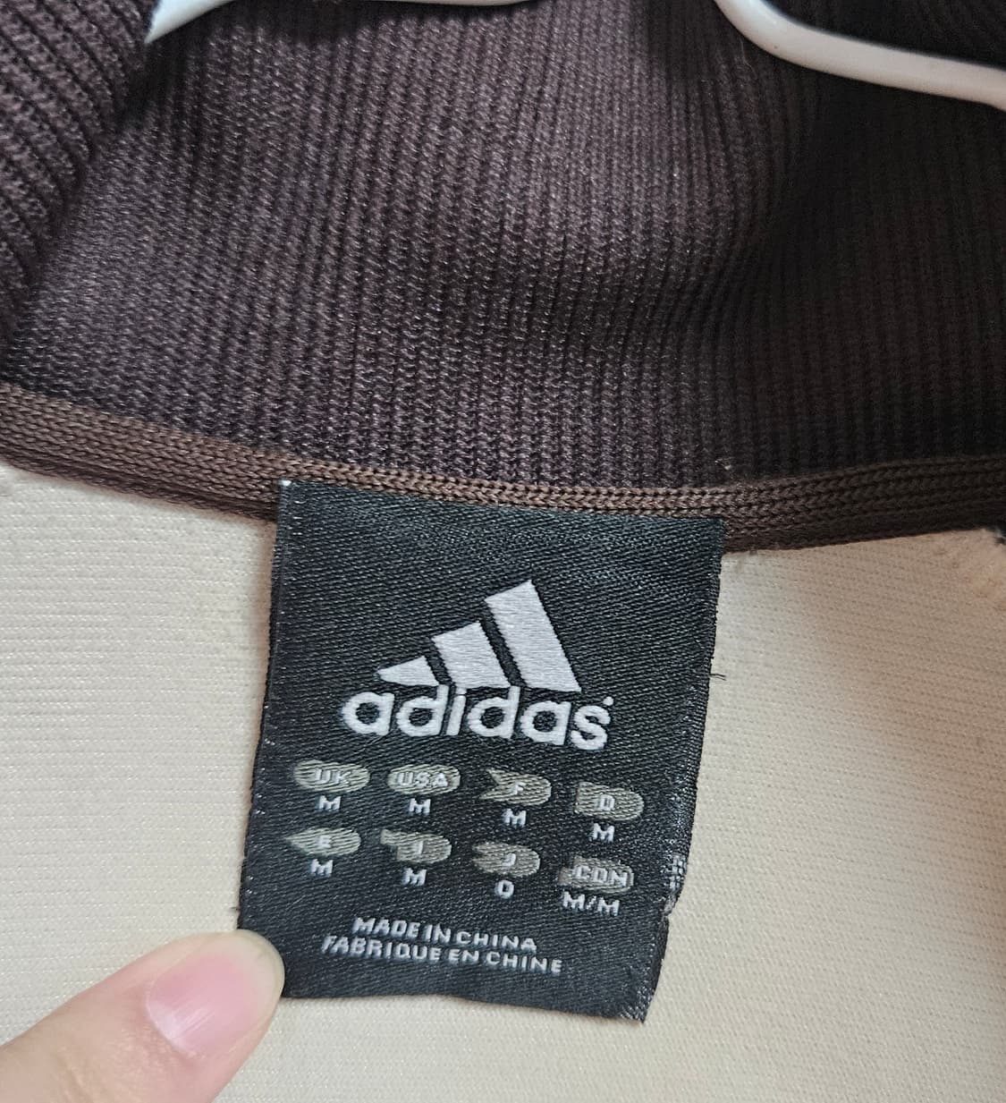 일본 아디다스 브라운 희귀 져지/빈티지 트랙탑 상품이미지5