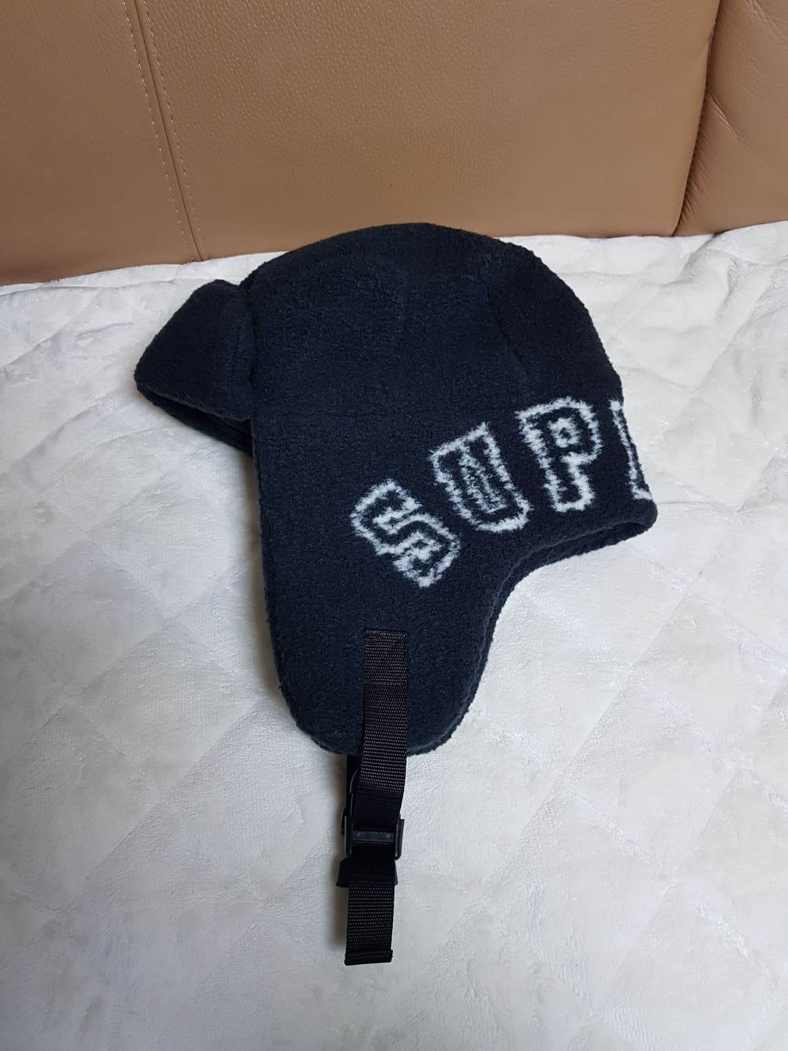 슈프림 셔링 트루퍼 햇 모자 블랙 23FW 상품이미지1