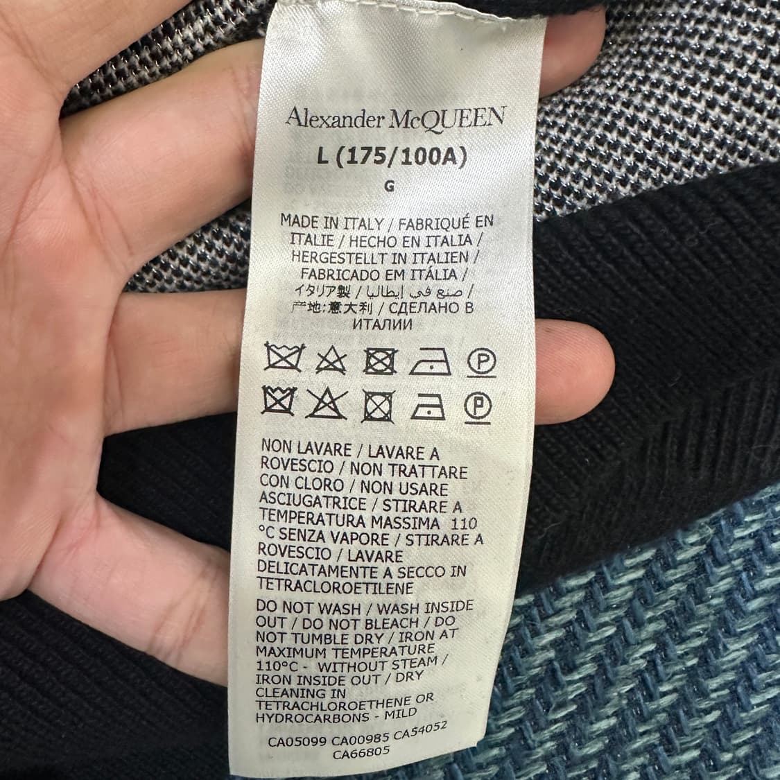 [L] 알렉산더맥퀸 스컬 니트 상품이미지3