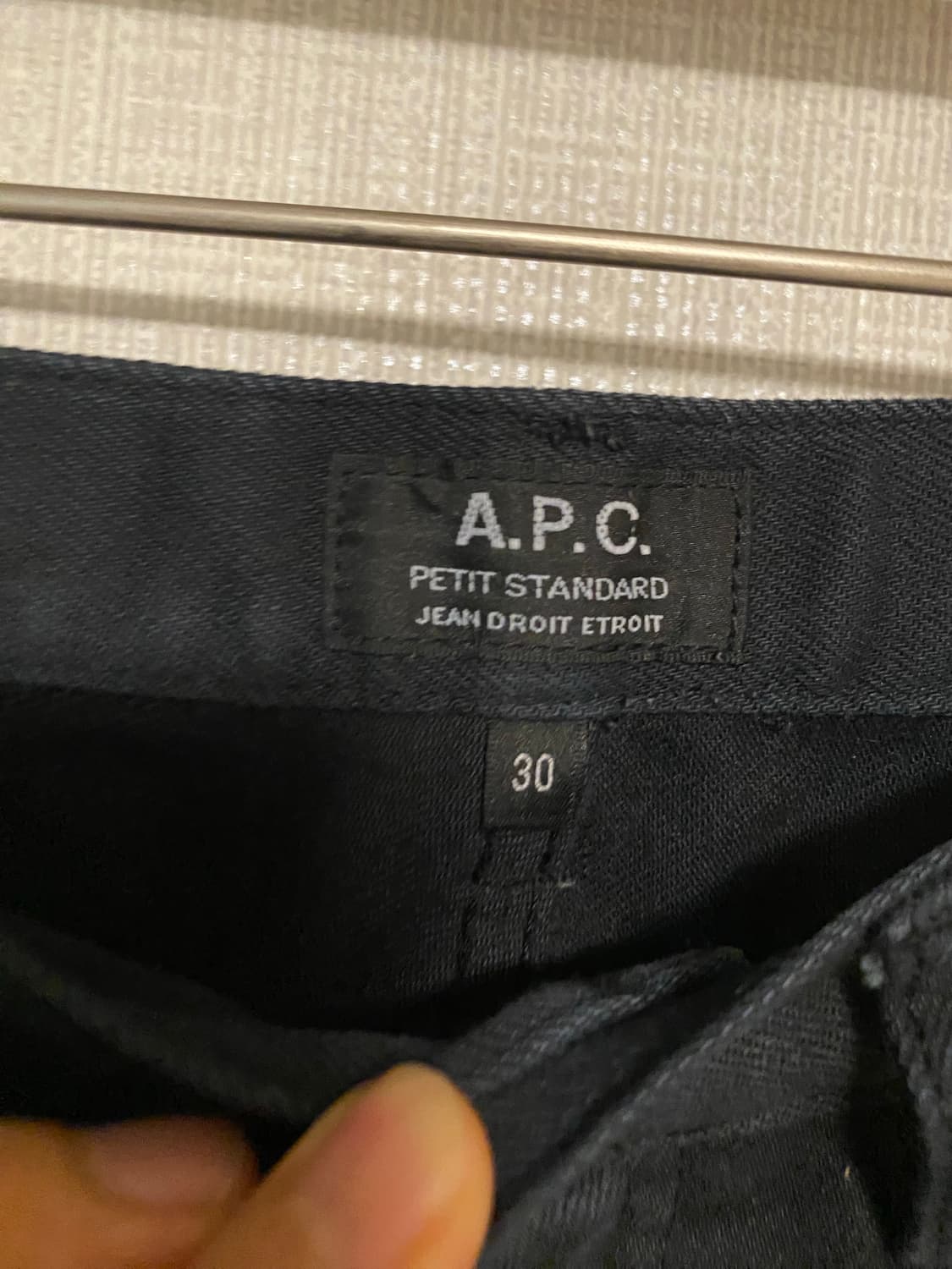 APC 아페쎄 쁘띠 스탠다드 블랙진 상품이미지3