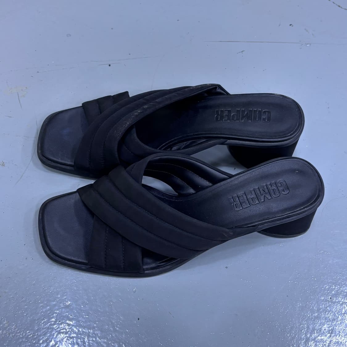 240정도 캠퍼 키아라 블랙 샌들 0602E2 상품이미지2
