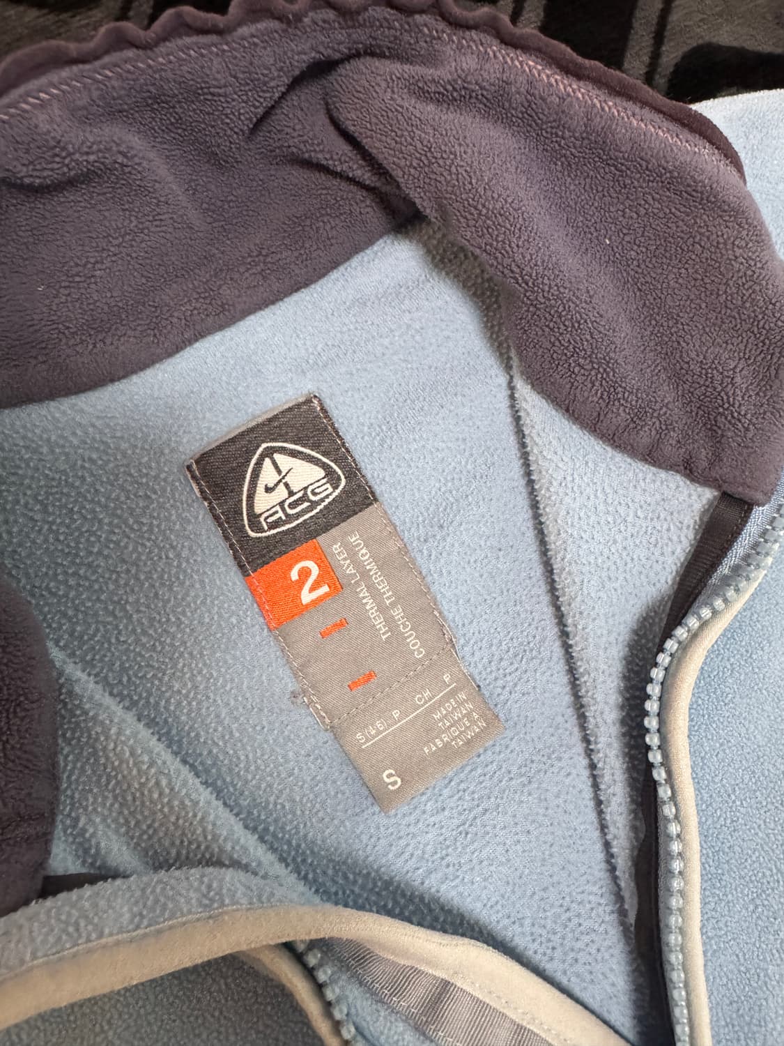 나이키 ACG 세컨 레이어 플리스 집업 자켓 스카이블루 상품이미지5