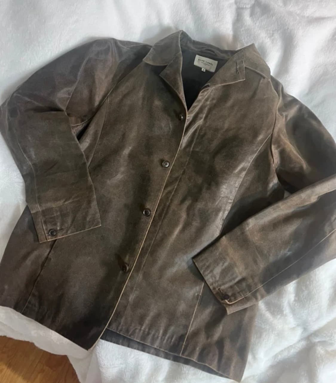 유나이티드애로우즈 블루라벨 브라운 레더 자켓 상품이미지1