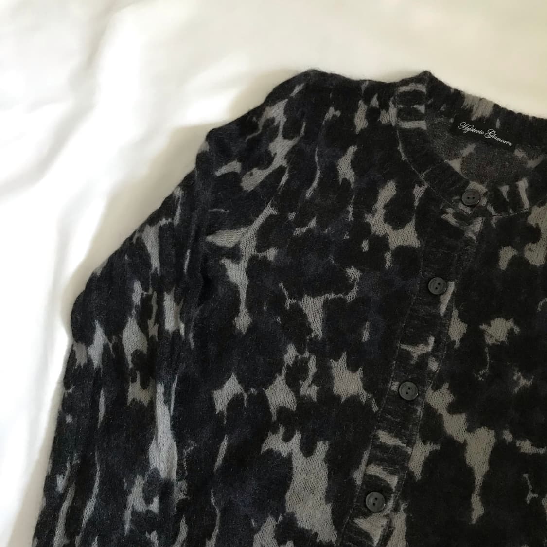 히스테릭 글래머 표범 모헤어 가디건 상품이미지3