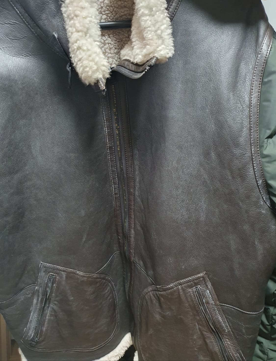 택포가 까스텔바작 양가죽 구스다운 패딩 105   상품이미지5