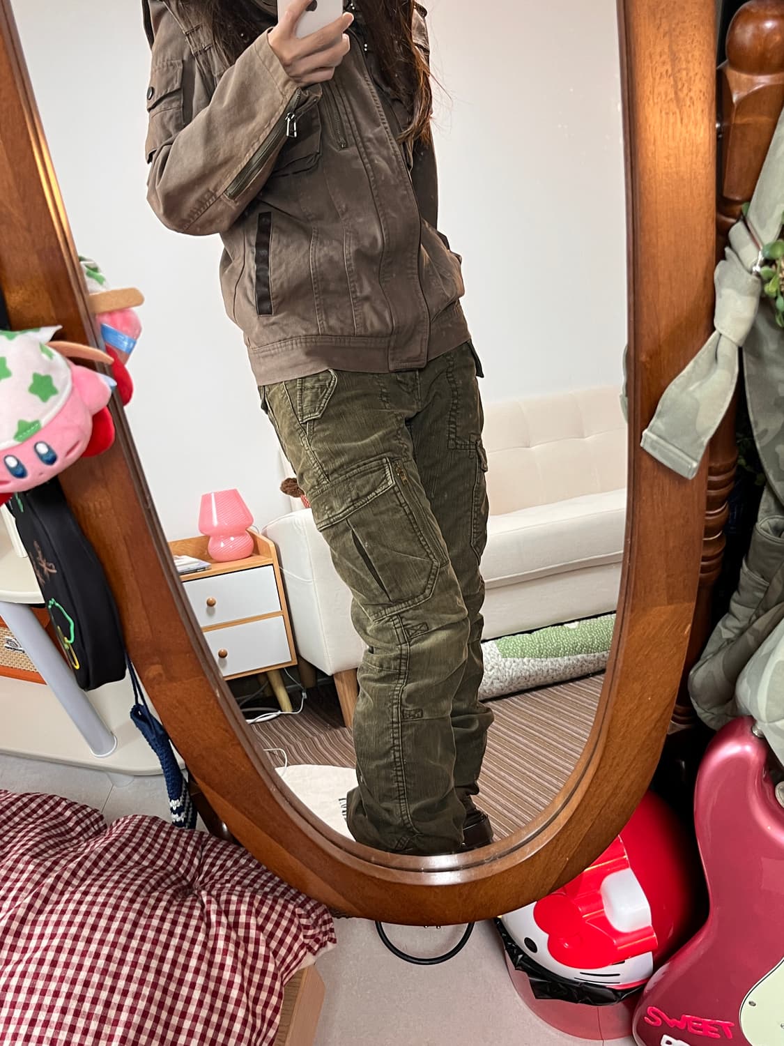 백넘버 코듀로이 카고 팬츠 상품이미지2