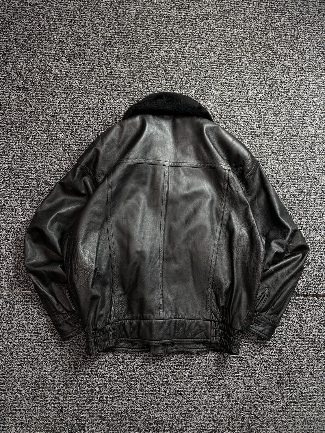 Mind 아카이브 램스킨 무스탕 봄버 자켓 블랙 2159 상품이미지4