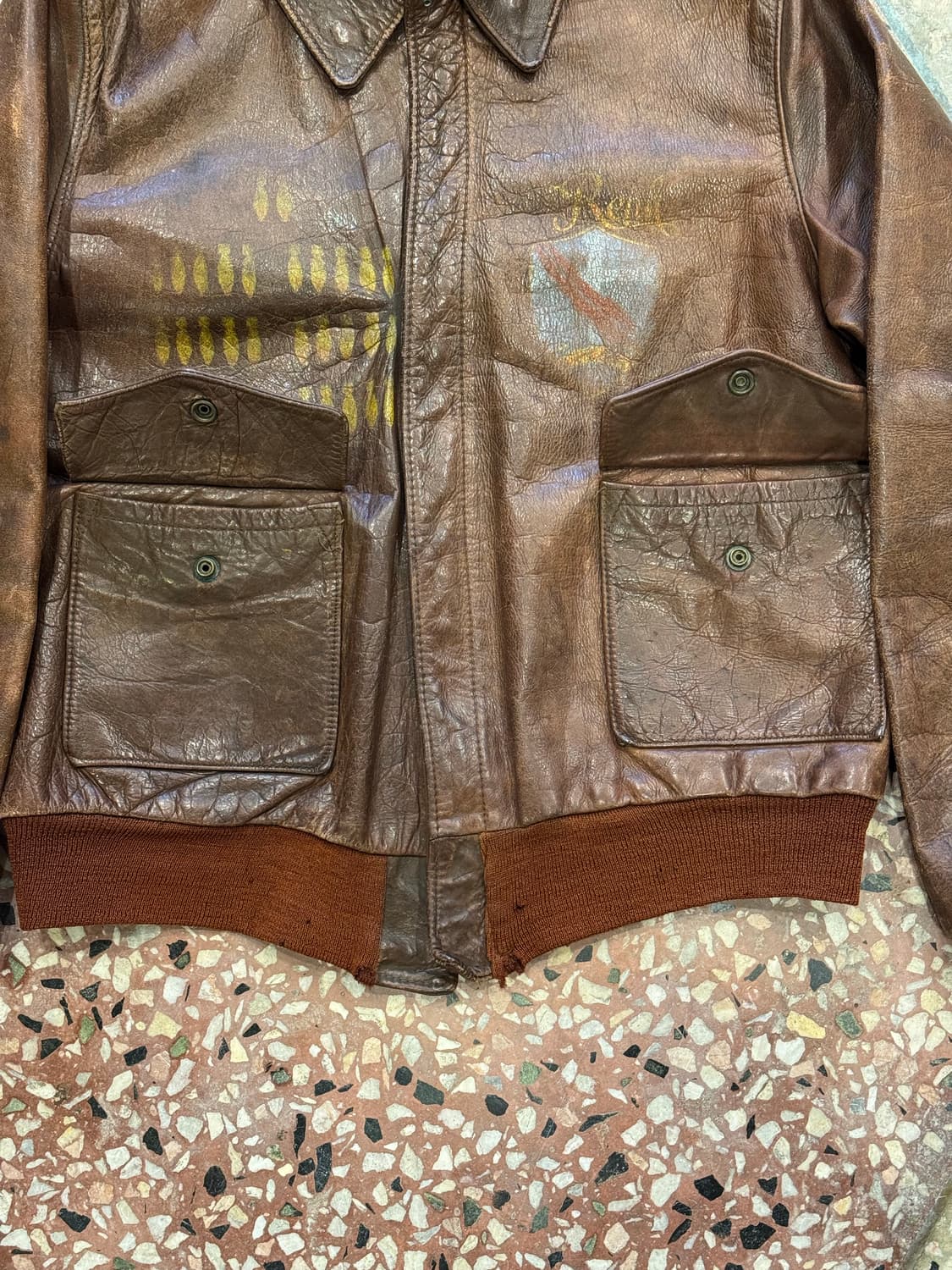 40s USAAF A-2 Flight Jacket (38) 상품이미지8