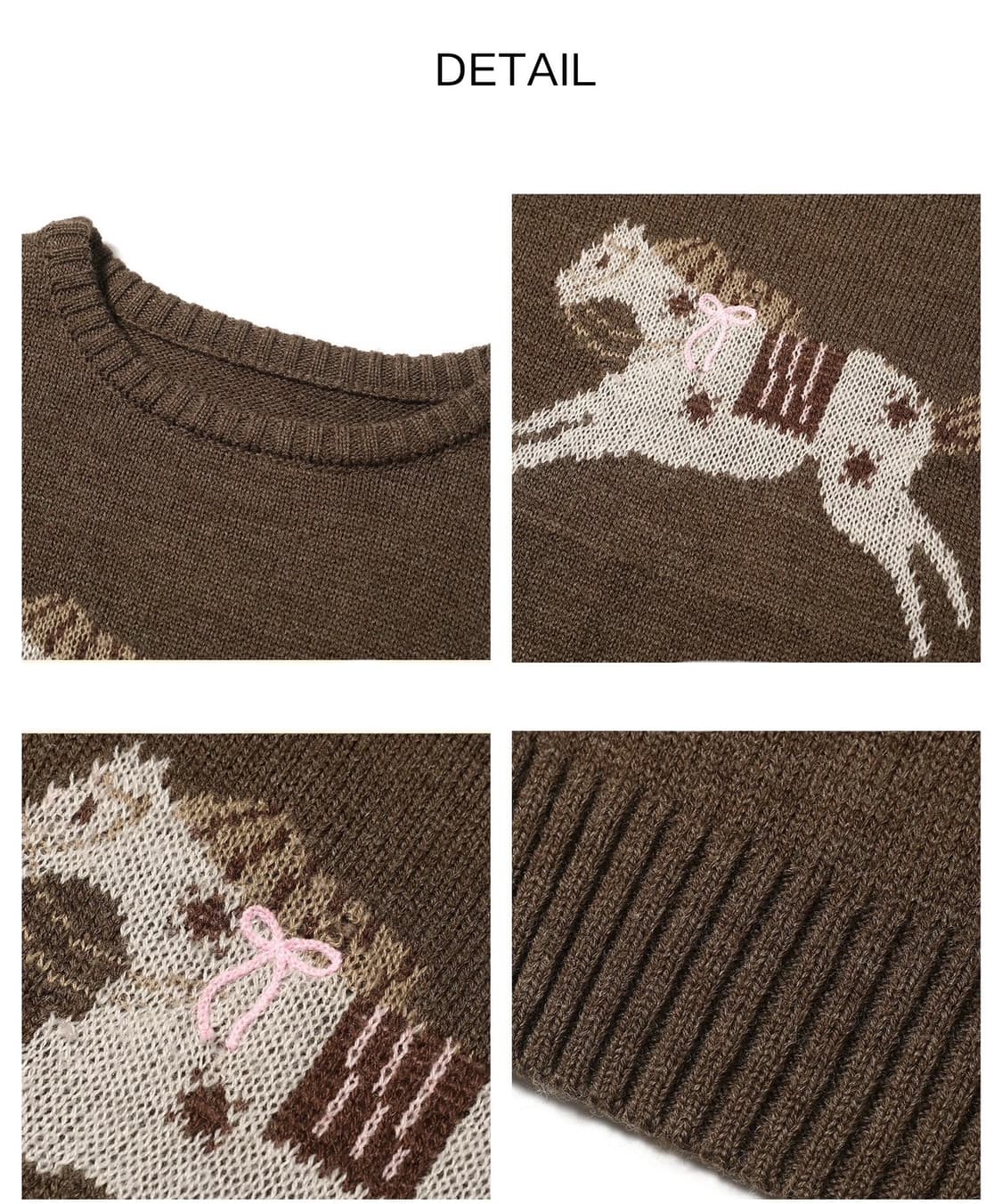 INTERRIS 포니 울 니트 상품이미지6