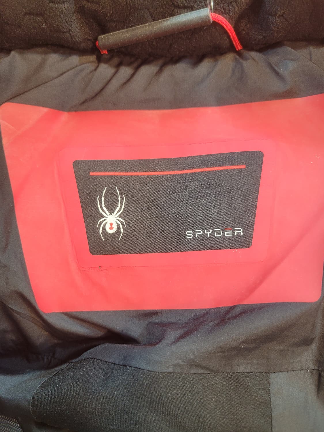 스파이더 롱패딩 블랙 S 상품이미지3