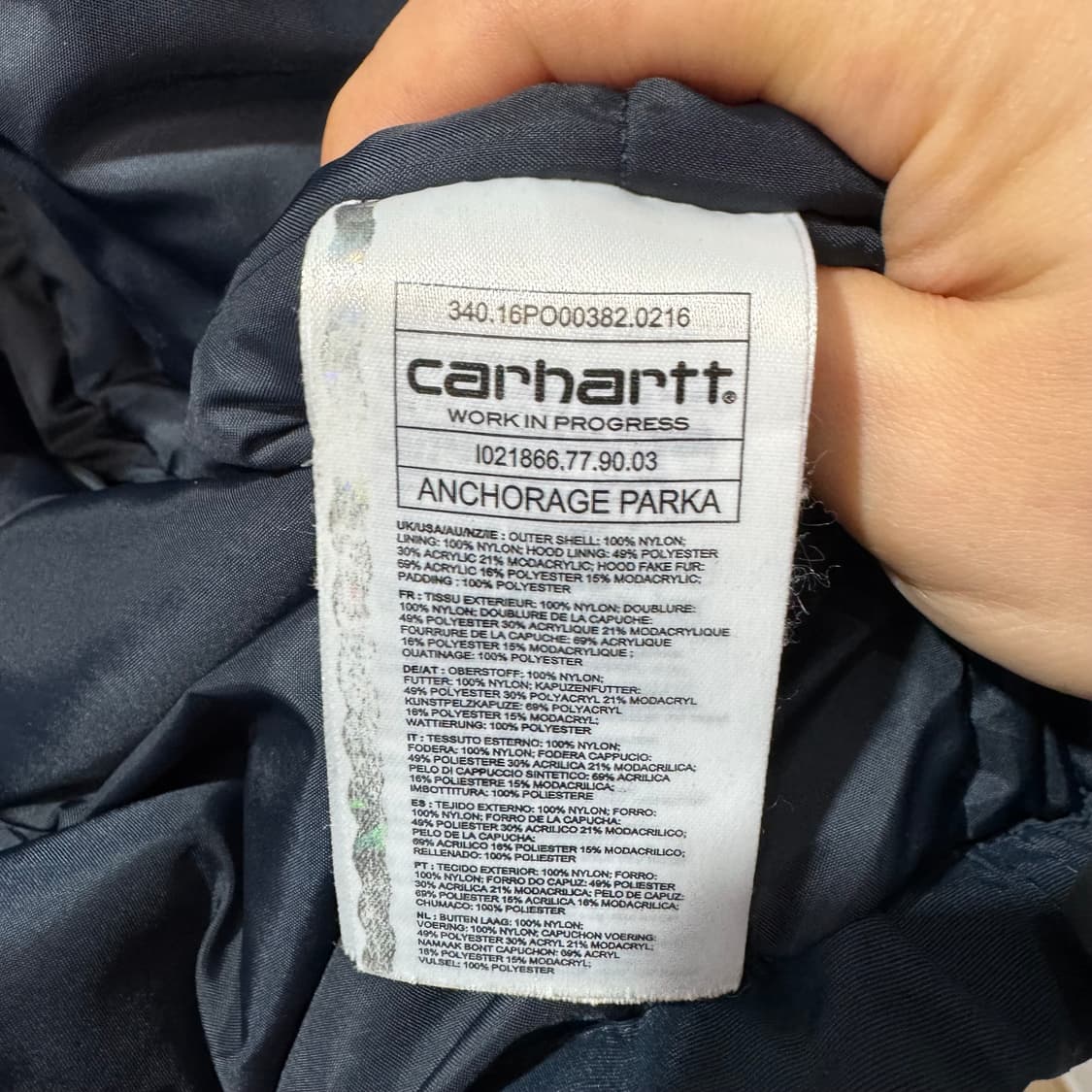 칼하트 앵커리지 파카 (S)   상품이미지8