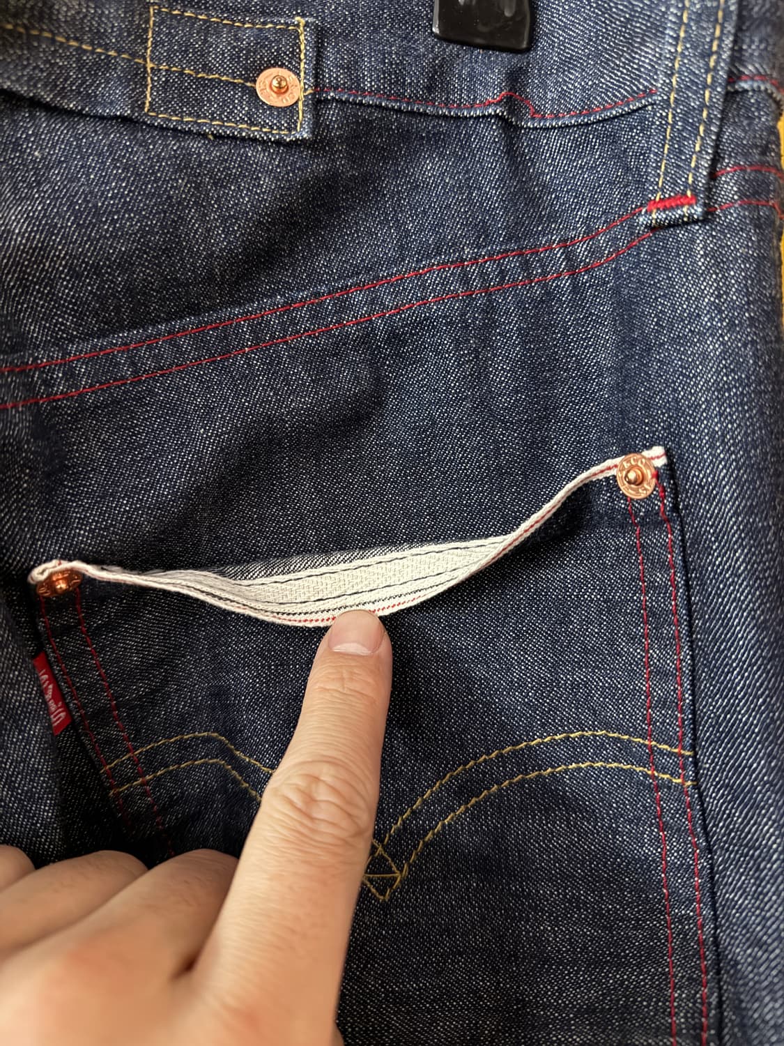 97-03년도 Levis 35310 셀비지 신치백 30x34 상품이미지10