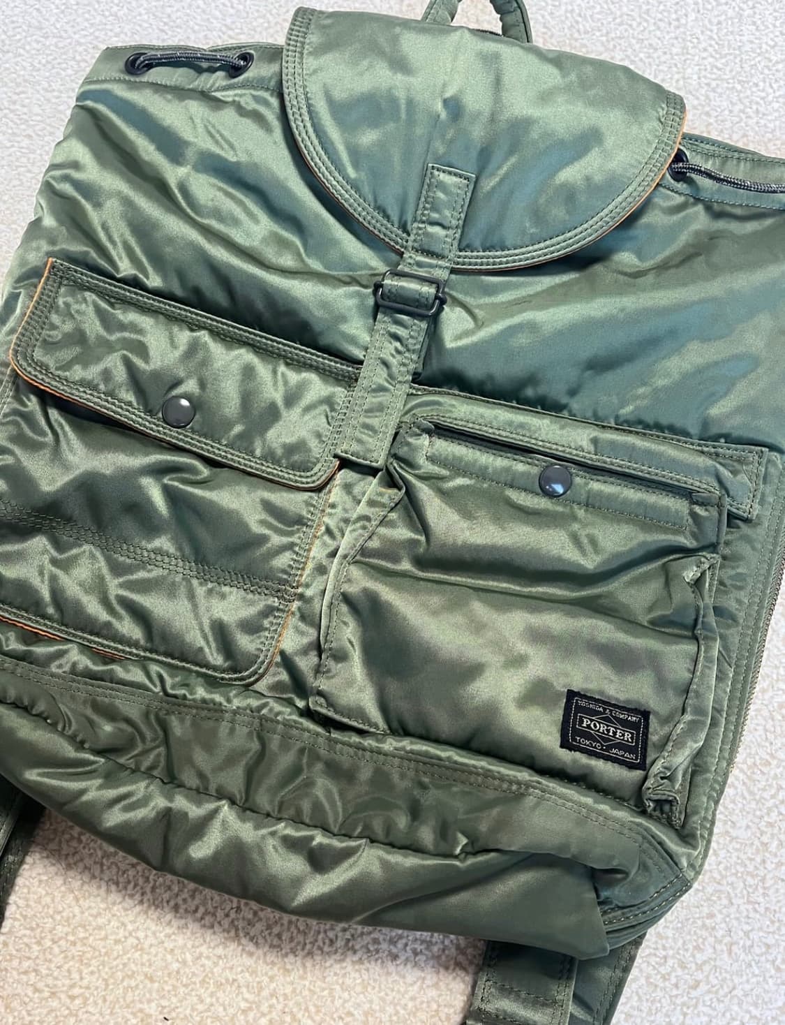 요시다 포터 탱커 백팩 세이지 그린 상품이미지3