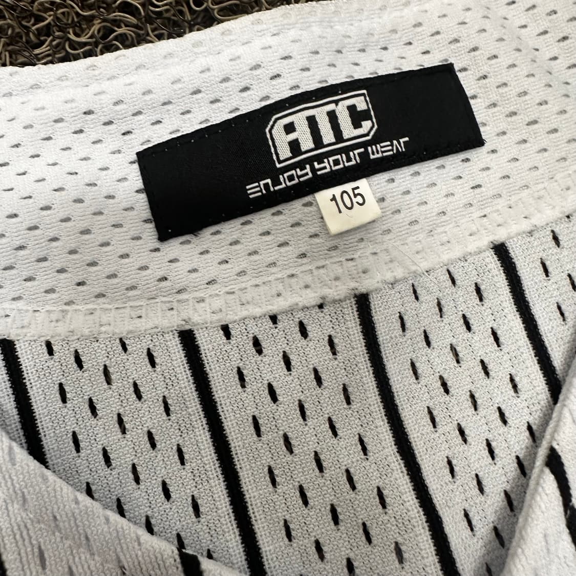 LG twins 엘지트윈스 야구 유니폼 스트라이프 화이트 105(XL) 상품이미지4