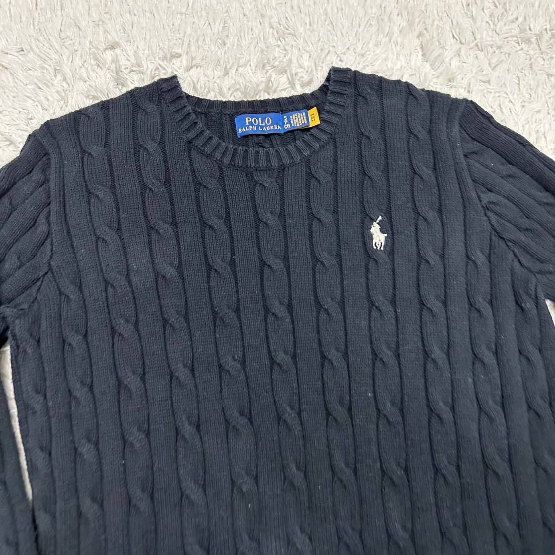 Polo Cable Knit One-piece 상품이미지5